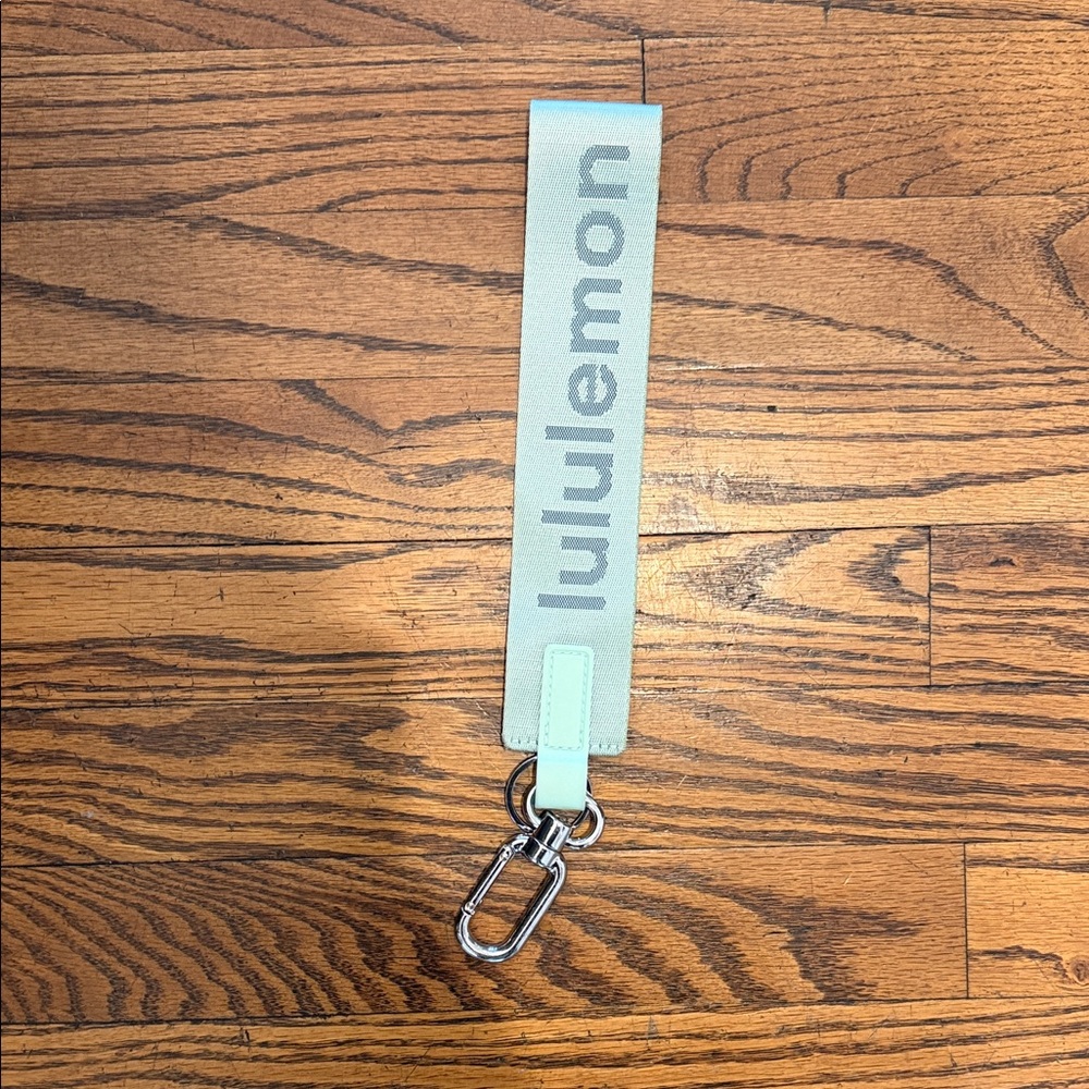 lululemon athletica Mint Green Key Fob Wristlet